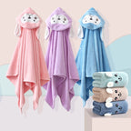 Cute Hooded Baby Bath Towel Cloak, Warm After Every Bath