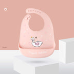 Mess-Free Mealtimes Waterproof Silicone Baby Bib