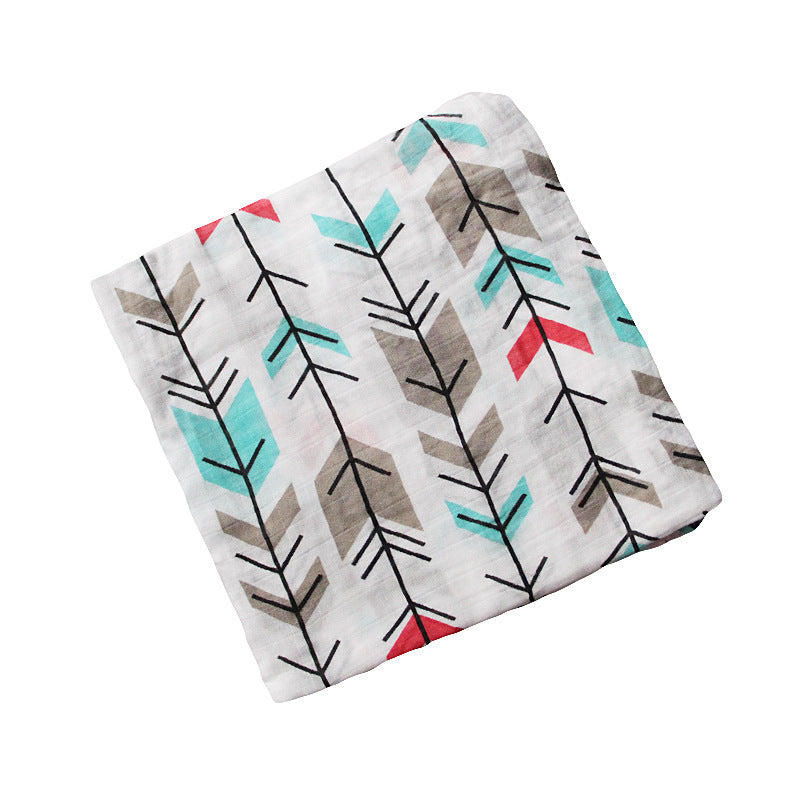 Manta envolvente de muselina de bambú transpirable para bebés tranquilos y cómodos