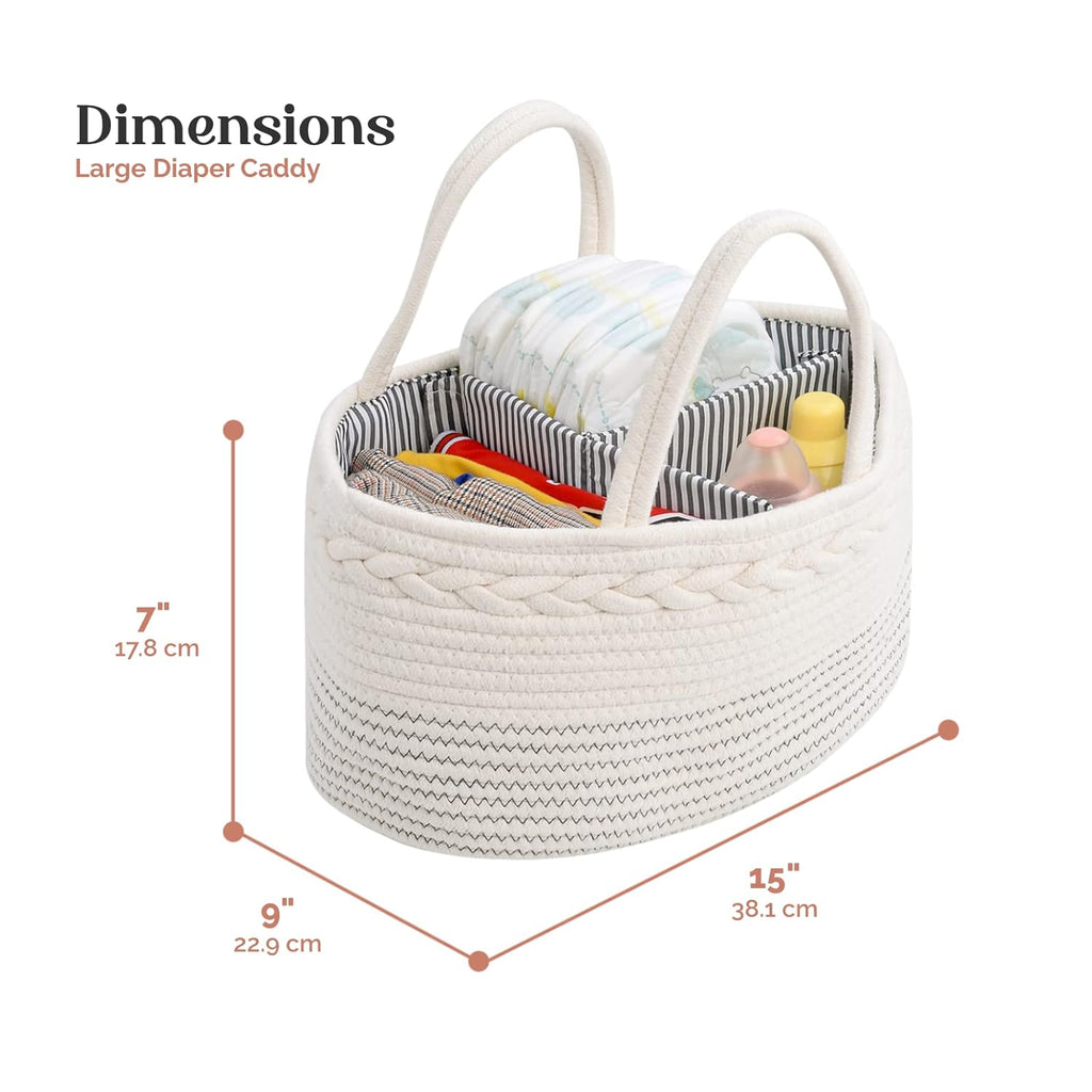 Portable Baby Basket – Diaper & Changing Table Storage