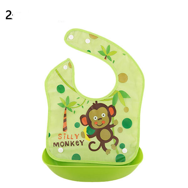 Mantén a los niños limpios con este lindo babero para comer