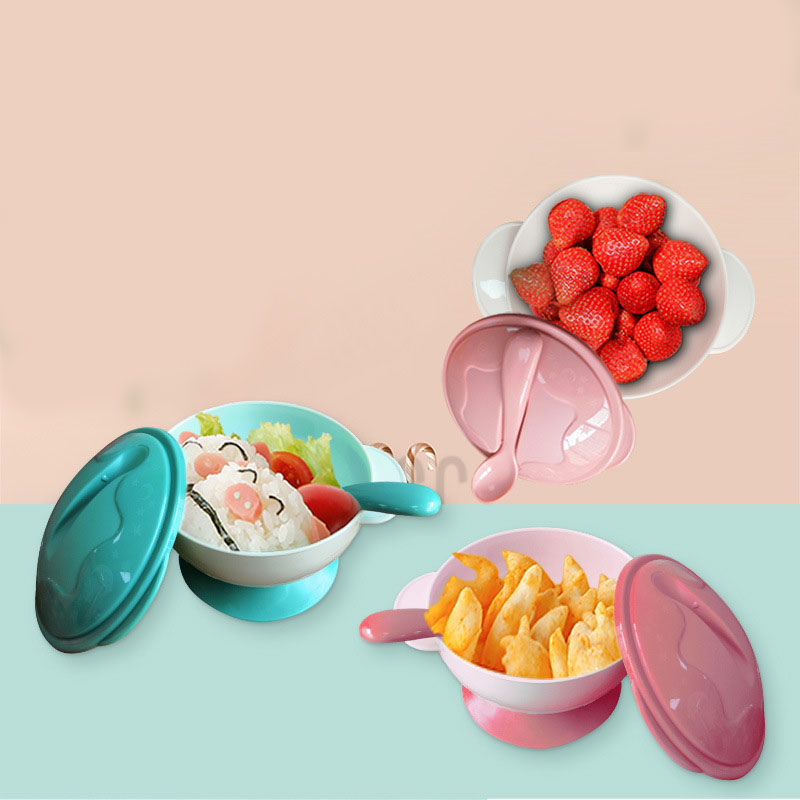 Baby Food Supplement Bowl, Children's Bowl, Newborn Tableware Set Suction