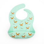 Baby Disposable Waterproof Silicone Bib Bib Rice Pocket Saliva Pocket