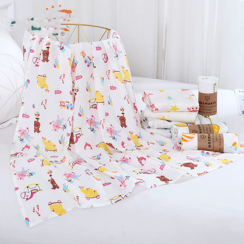 Toalla envolvente Cloud Soft para recién nacidos para bebés cálidos y felices