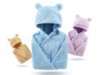 Snuggly Cotton Hooded Baby Towel for Warm Bath Times