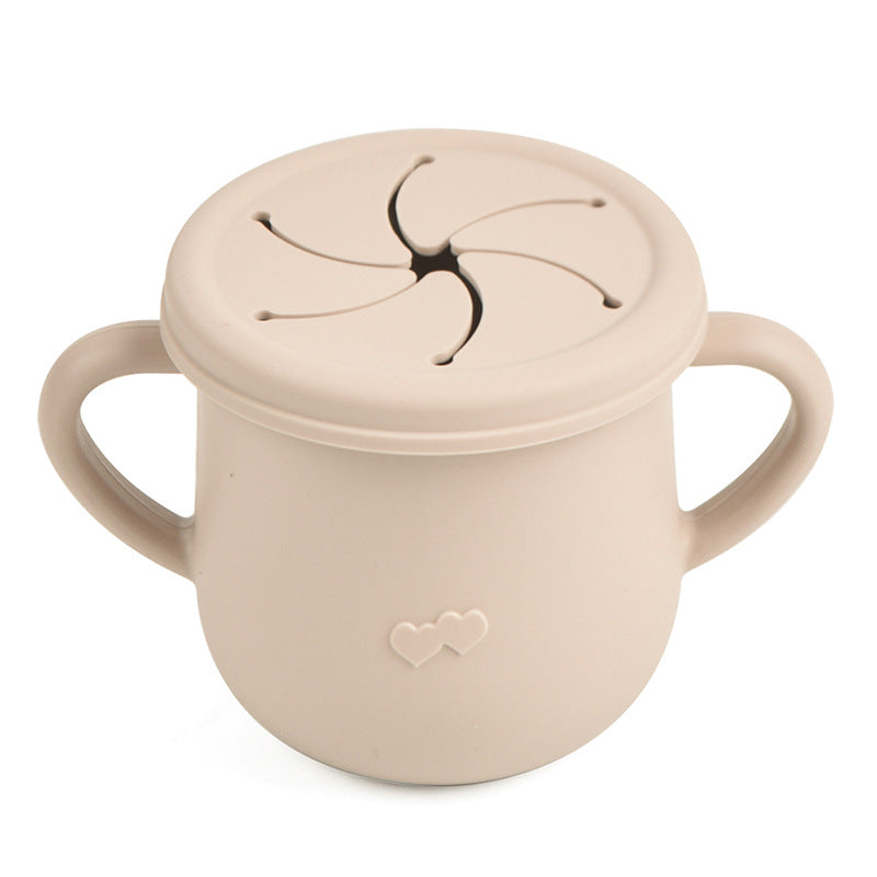 Vaso de silicona comestible para refrigerios infantiles Vaso antiderrames