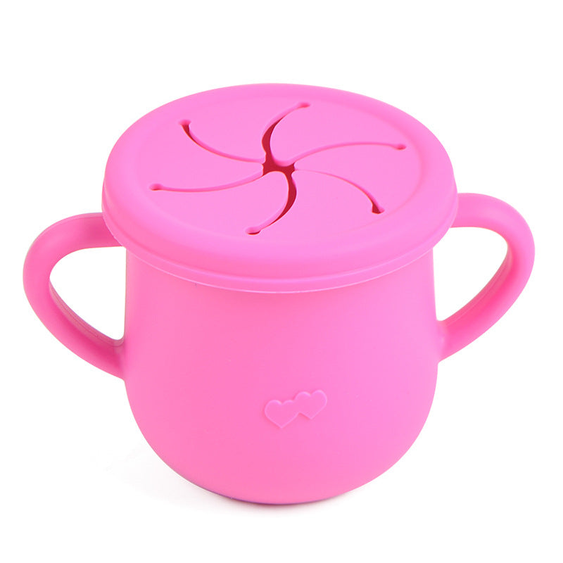 Vaso de silicona comestible para refrigerios infantiles Vaso antiderrames