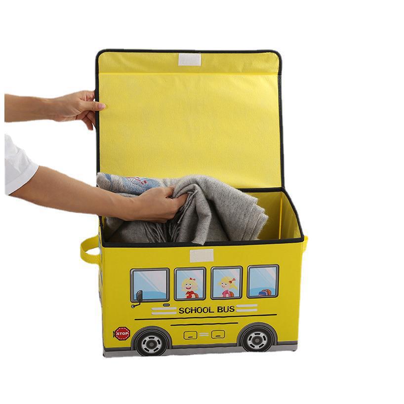 Cartoon Car Storage Box Foldable Children Toy Storage Box
