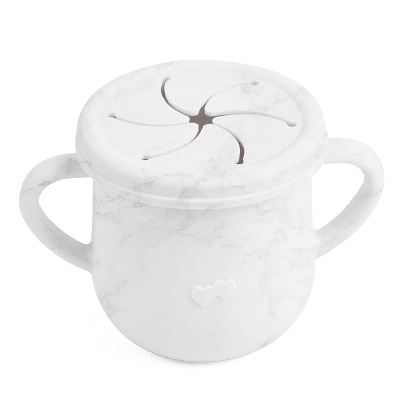 Vaso de silicona comestible para refrigerios infantiles Vaso antiderrames
