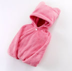 Snuggly Cotton Hooded Baby Towel for Warm Bath Times