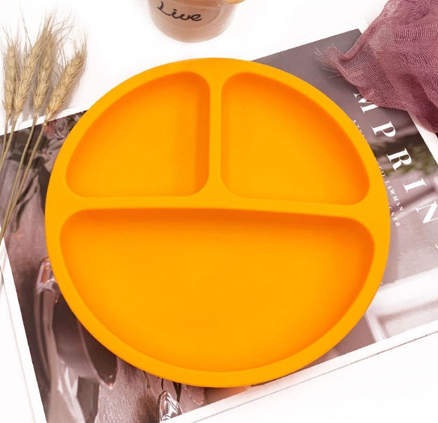 Plato infantil de silicona