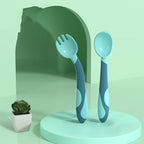 Baby Training Fork Spoon Twist Spoon Children's Tableware Set