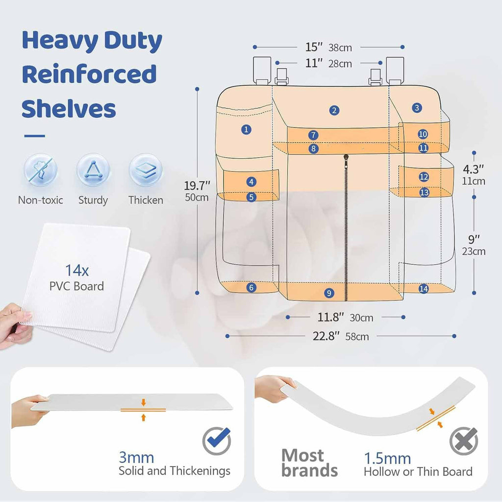 Nursery Storage Rack Suitable For Hanging Diaper