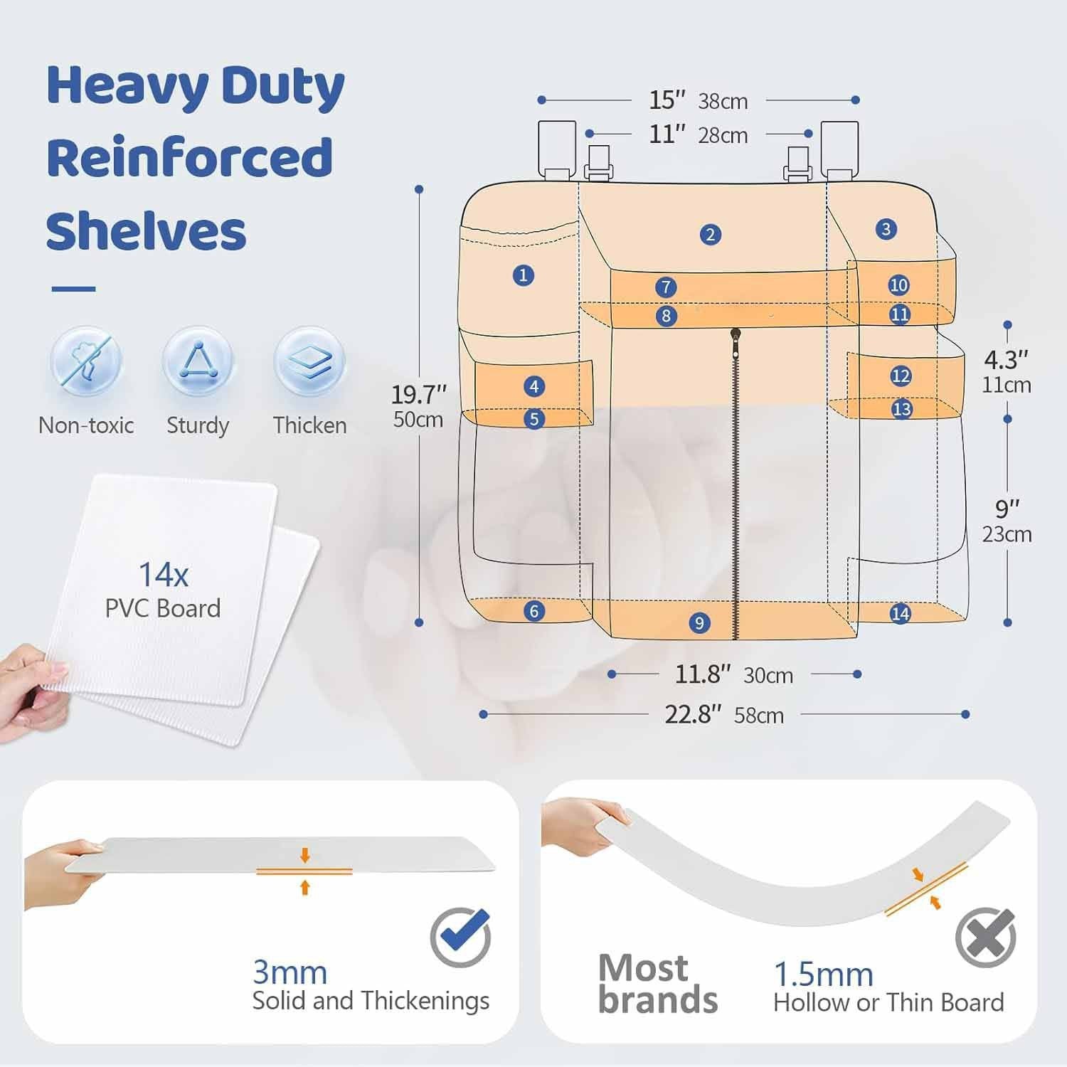 Nursery Storage Rack Suitable For Hanging Diaper