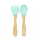 Meal Training Baby Cutlery Fork And Spoon Set