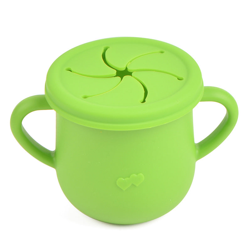 Vaso de silicona comestible para refrigerios infantiles Vaso antiderrames