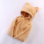 Snuggly Cotton Hooded Baby Towel for Warm Bath Times