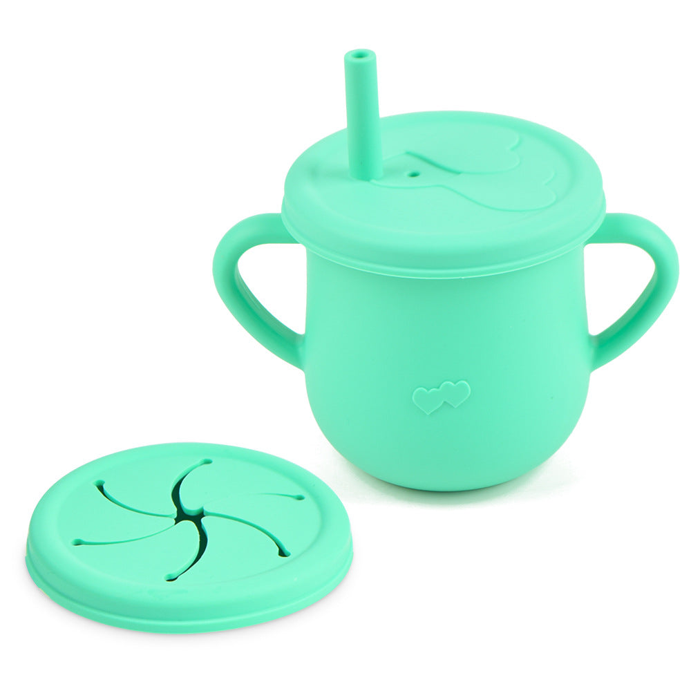 Vaso de silicona comestible para refrigerios infantiles Vaso antiderrames