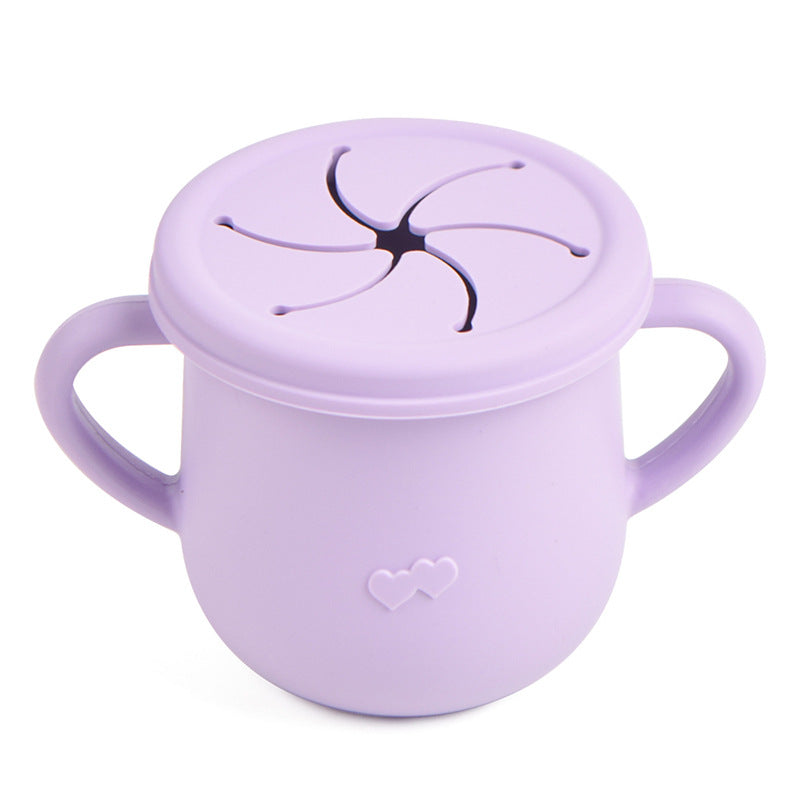 Vaso de silicona comestible para refrigerios infantiles Vaso antiderrames