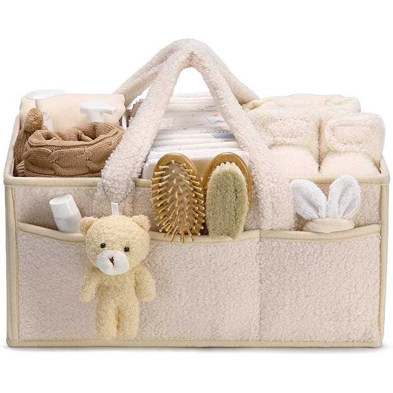 Nursery & Travel Diaper Storage Basket