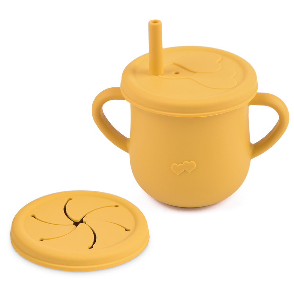 Vaso de silicona comestible para refrigerios infantiles Vaso antiderrames