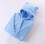 Snuggly Cotton Hooded Baby Towel for Warm Bath Times