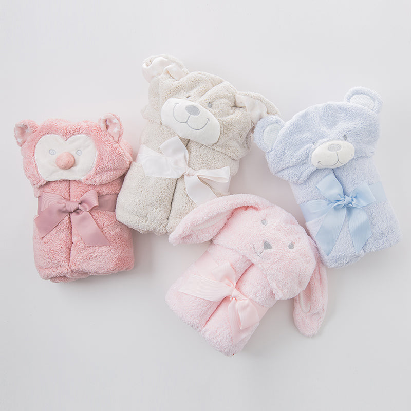 Toalla de baño suave con capucha para bebés para abrazos acogedores después del baño