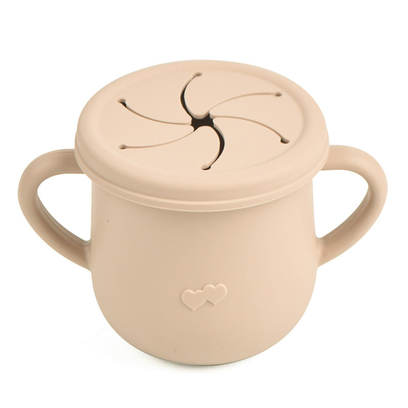 Vaso de silicona comestible para refrigerios infantiles Vaso antiderrames