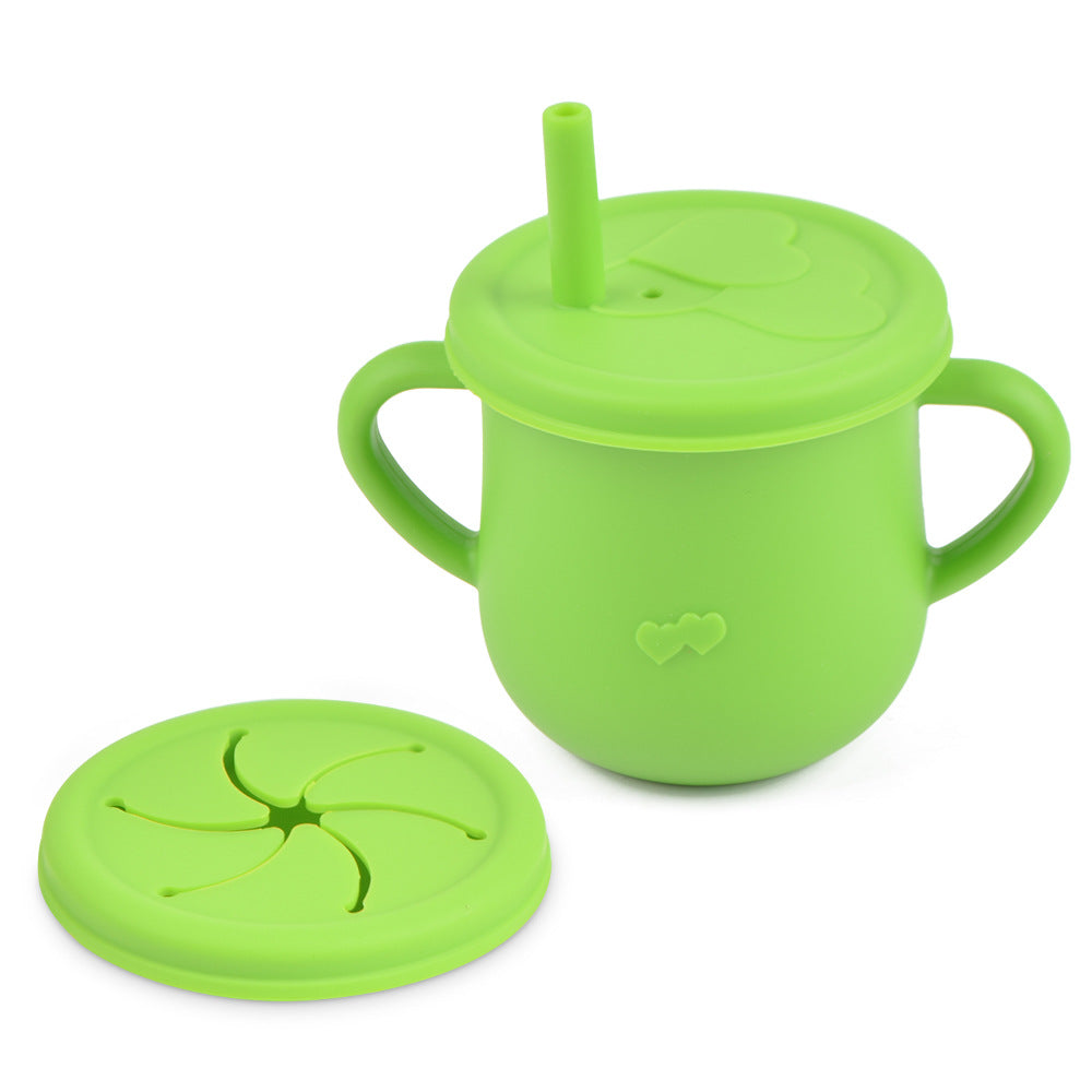 Vaso de silicona comestible para refrigerios infantiles Vaso antiderrames