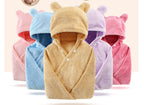 Snuggly Cotton Hooded Baby Towel for Warm Bath Times