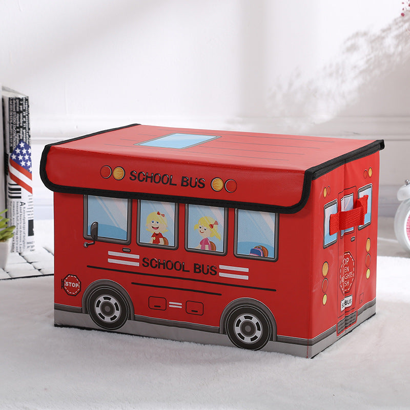 Cartoon Car Storage Box Foldable Children Toy Storage Box
