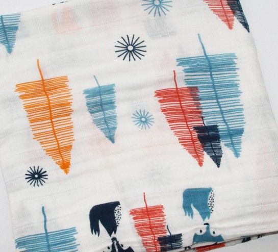 Manta envolvente de muselina de bambú transpirable para bebés tranquilos y cómodos