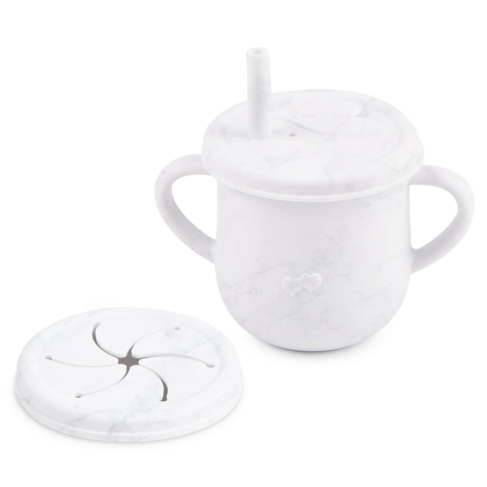Vaso de silicona comestible para refrigerios infantiles Vaso antiderrames