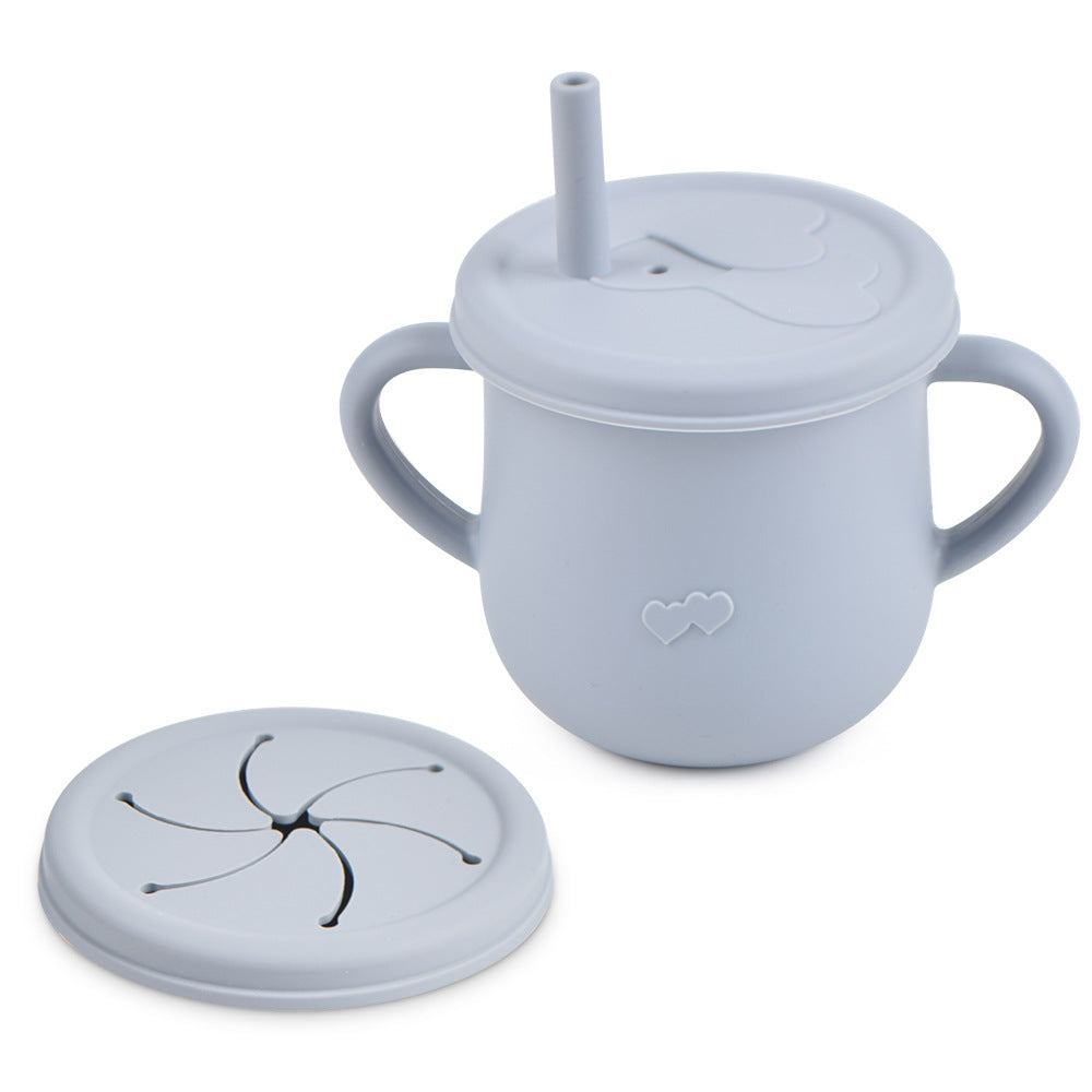 Vaso de silicona comestible para refrigerios infantiles Vaso antiderrames