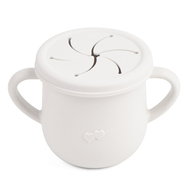 Vaso de silicona comestible para refrigerios infantiles Vaso antiderrames