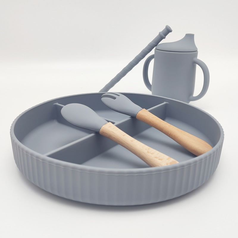 Plato de suplemento alimenticio de silicona con gran capacidad