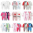 Pijamas/monos 100 % algodón para recién nacidos y niños pequeños