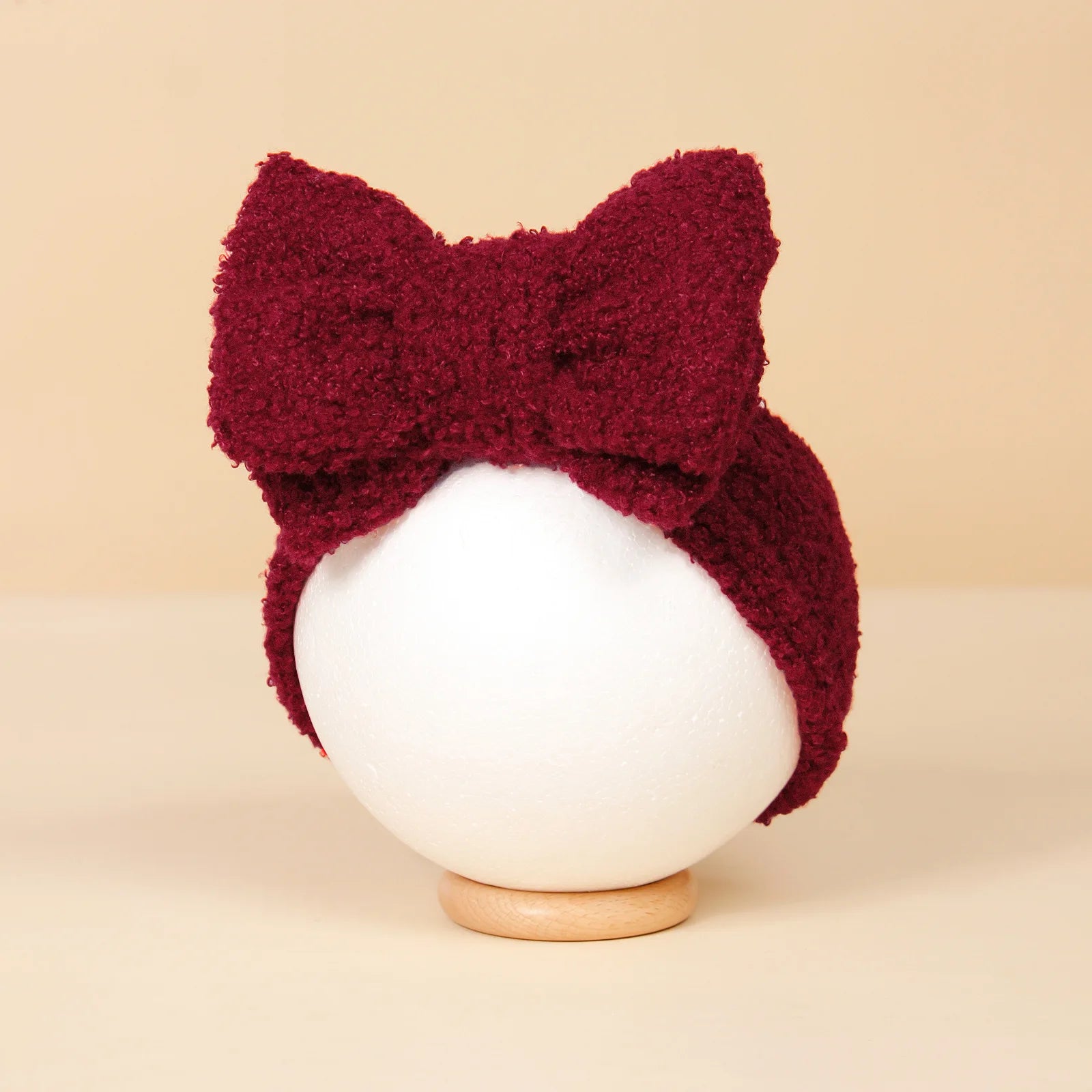 Winter Baby Headband Newborn Baby Girl Hair Accessories Children's Headwear Big Bow Double Layer Kids Hair Band