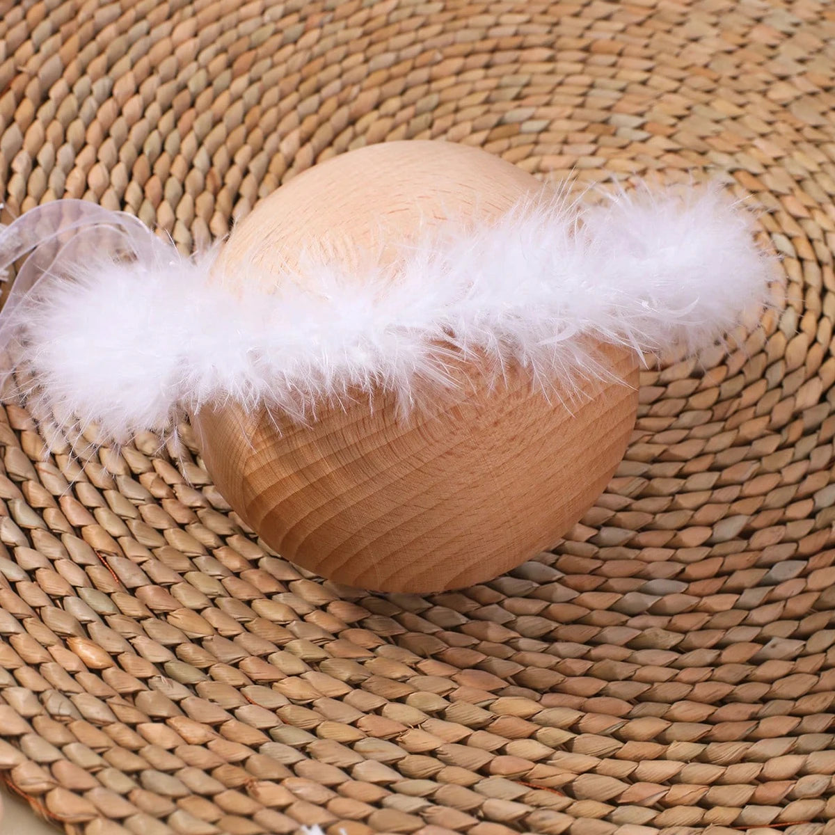 Newborn Baby Boys Girls Angel Wings Photography Props Two-Piece Set with Headband Photography Accessories Photo Shoots