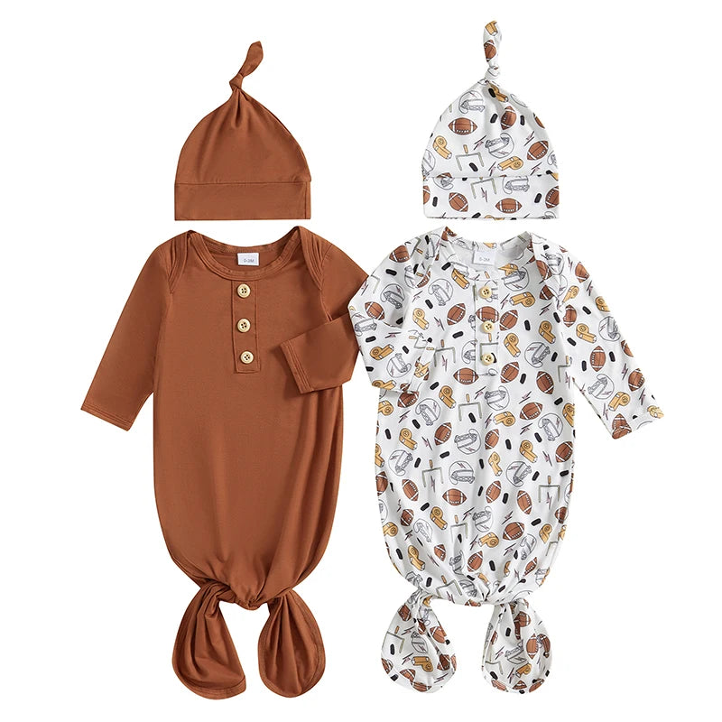 Manta de manga larga para recién nacidos