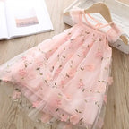 Melario Girls Sweet Dresses Summer Baby Girl Princess Dress Lace Embroidery Design Flower Girl Dresses Cute Party Kids Clothes
