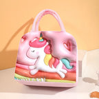 3D Cartoon Lunch Bag Insulated Thermal Food Portable Lunch Box Functional Food Picnic Lunch Bags for Women Kids