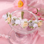 Newborn Daisy Embroidered Romper Baby's Short Sleeve Embroidered Mesh Clothes Full Moon Hundred Days Photo Shooting