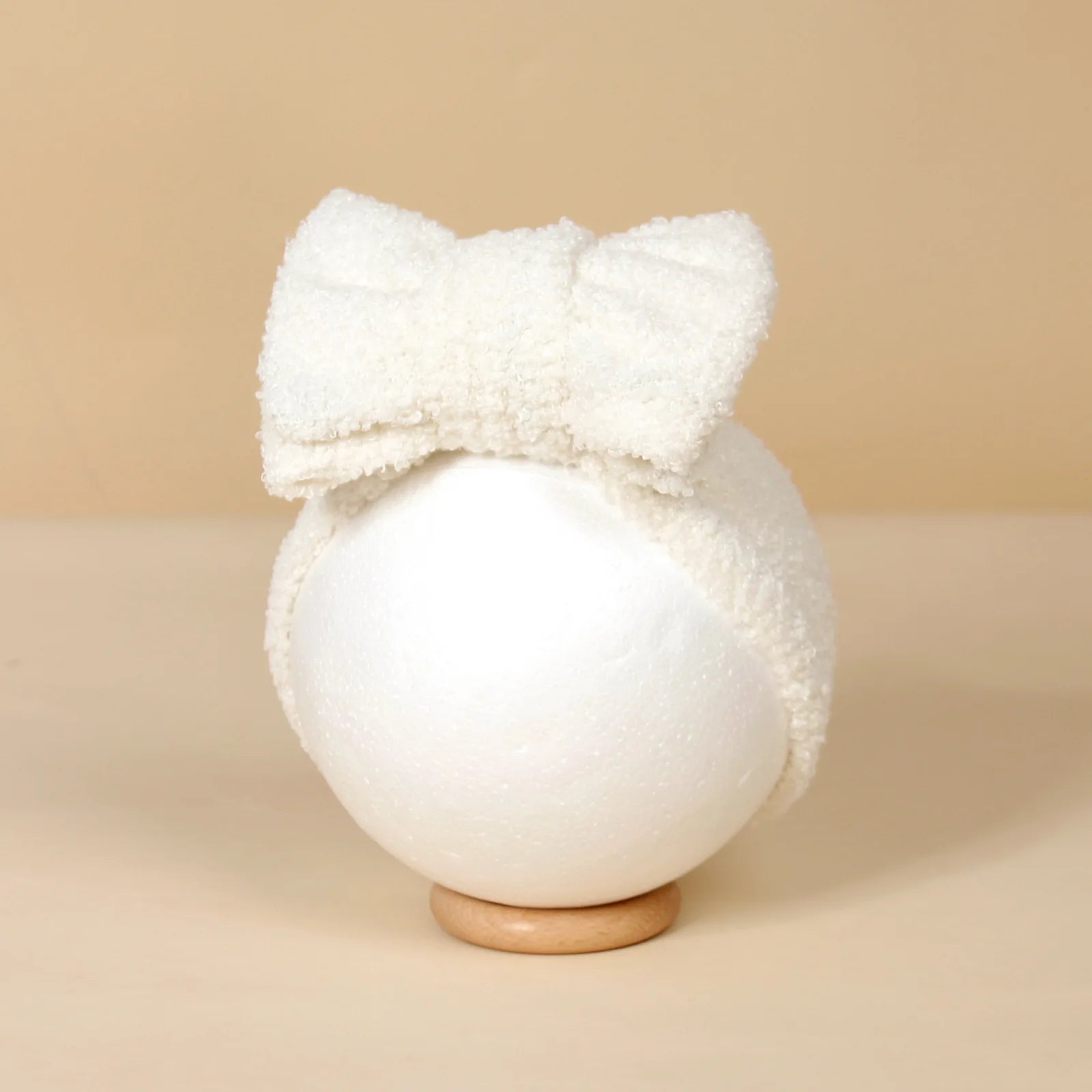 Winter Baby Headband Newborn Baby Girl Hair Accessories Children's Headwear Big Bow Double Layer Kids Hair Band