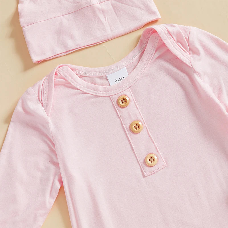 Manta de manga larga para recién nacidos