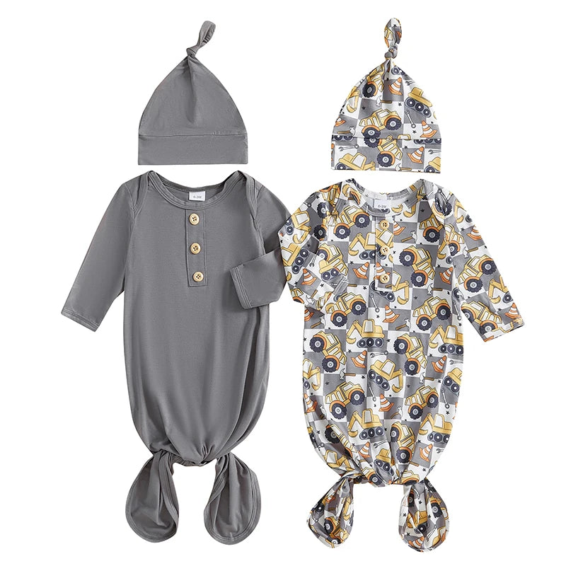 Manta de manga larga para recién nacidos