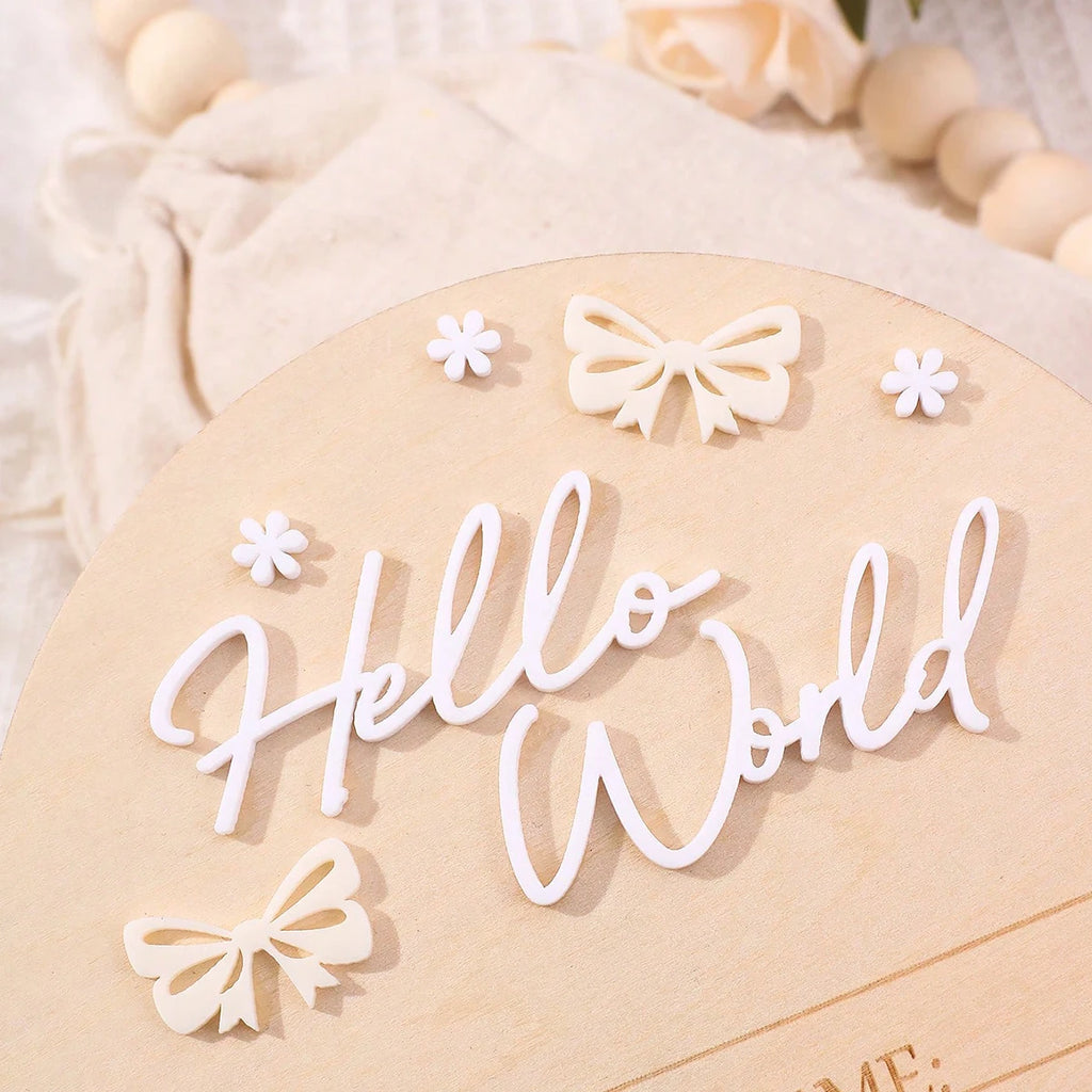 newborn name sign dusty pink butterfly star deco baby birth announcement sign for hospital  newborn props