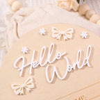 newborn name sign dusty pink butterfly star deco baby birth announcement sign for hospital  newborn props