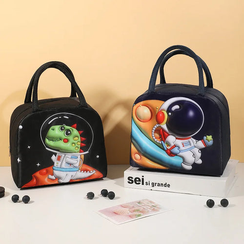 3D Cartoon Lunch Bag Insulated Thermal Food Portable Lunch Box Functional Food Picnic Lunch Bags for Women Kids