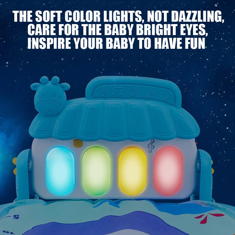 Tapete musical de actividades para patear y jugar (0-36 meses)